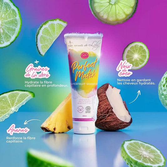 Les Secrets de Loly - Shampoing super fruit "perfect match" - 250ml - Les Secrets de Loly - Ethni Beauty Market