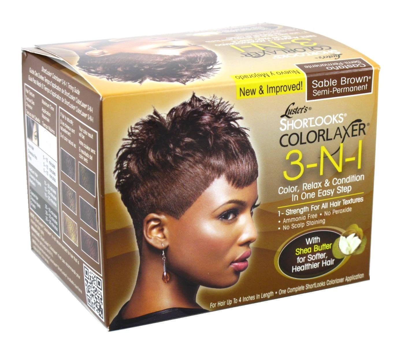 Luster's - Shortlooks - Kit défrisant "colorlaxer 3-n-1" - 450ml - Luster's - Ethni Beauty Market