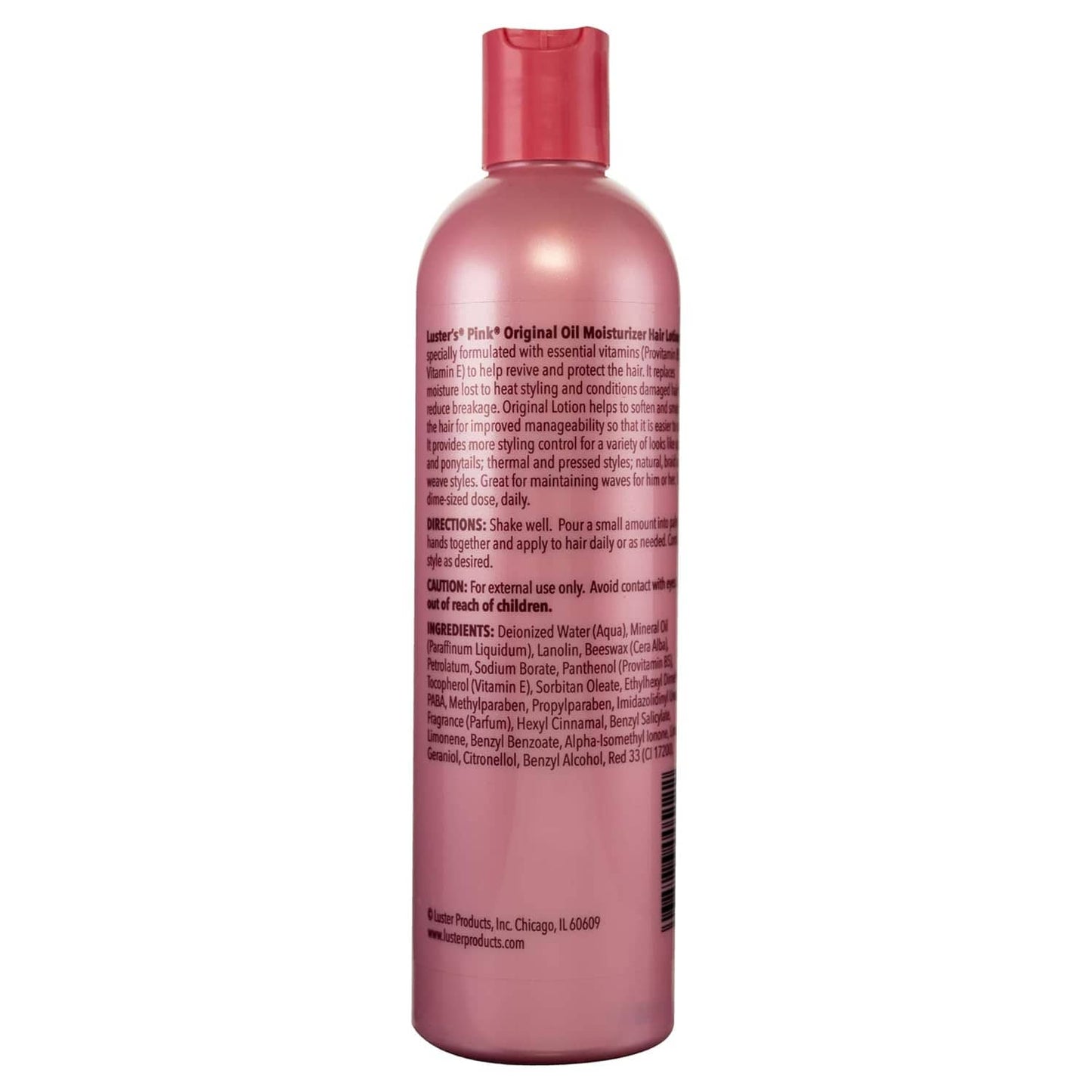 Luster's Pink - Lotion capillaire "oil moisturizer" - 355ml - Luster's - Ethni Beauty Market