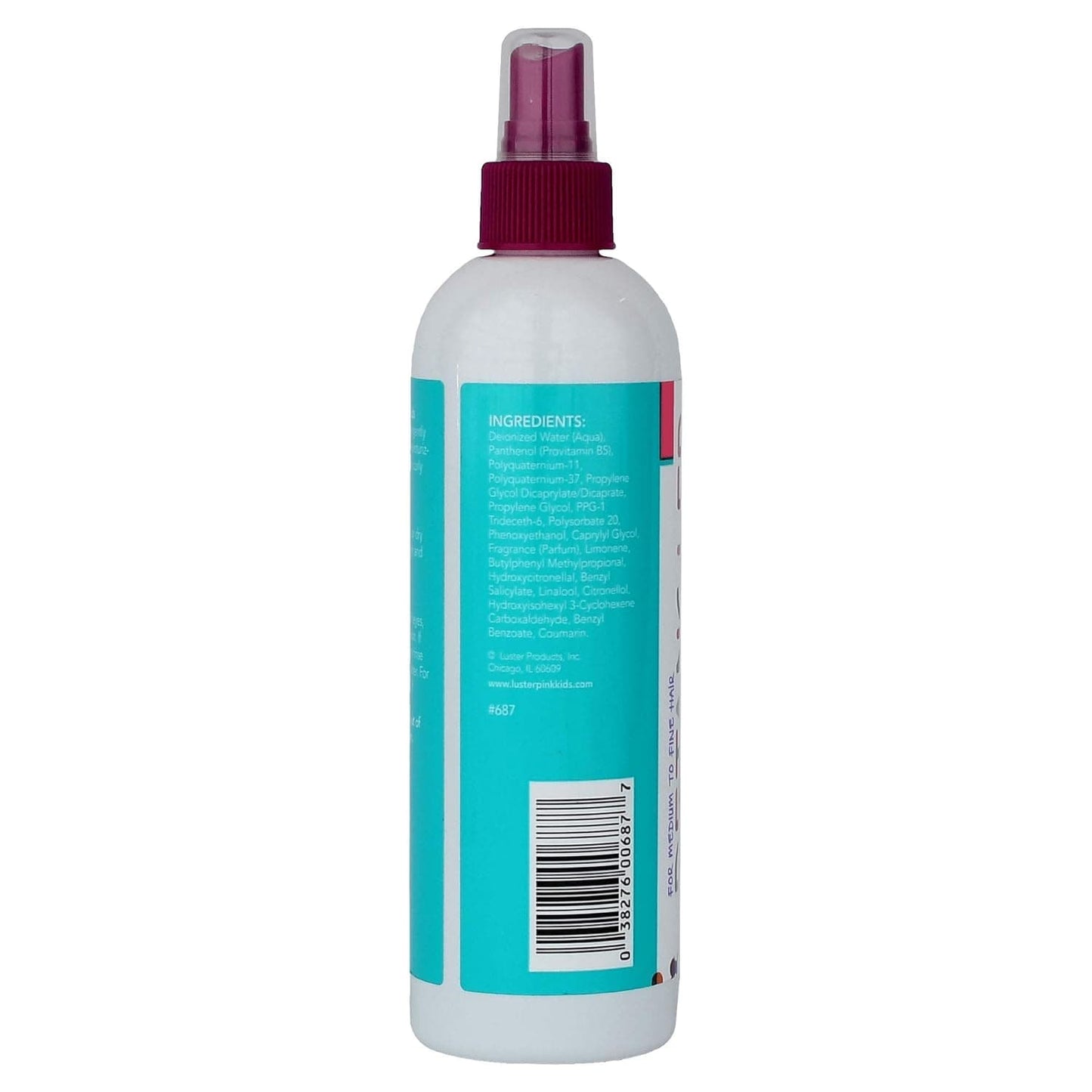 Pink kids Spray Démêlant - 355ml - Luster's - Ethni Beauty Market
