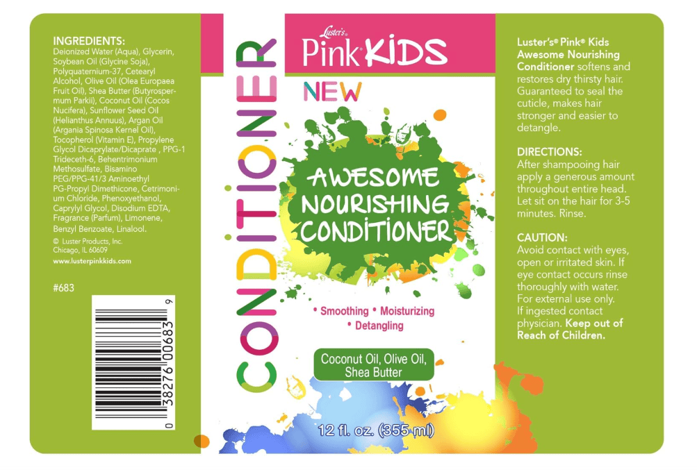 Pink Kids Après-shampooing nourrissant - 355 ml - Luster's - Ethni Beauty Market