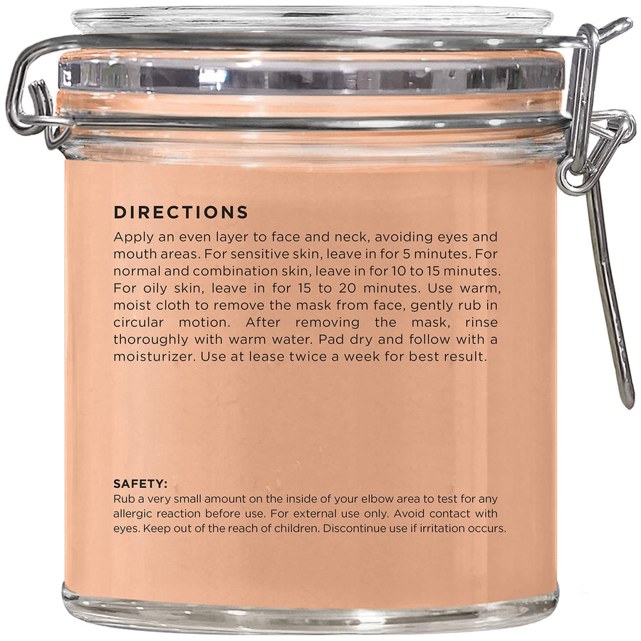 Majestic Pure - Moroccan Red Clay Mud Mask "Moroccan Red Clay Mud Mask" - 283g - Majestic Pure - Ethni Beauty Market
