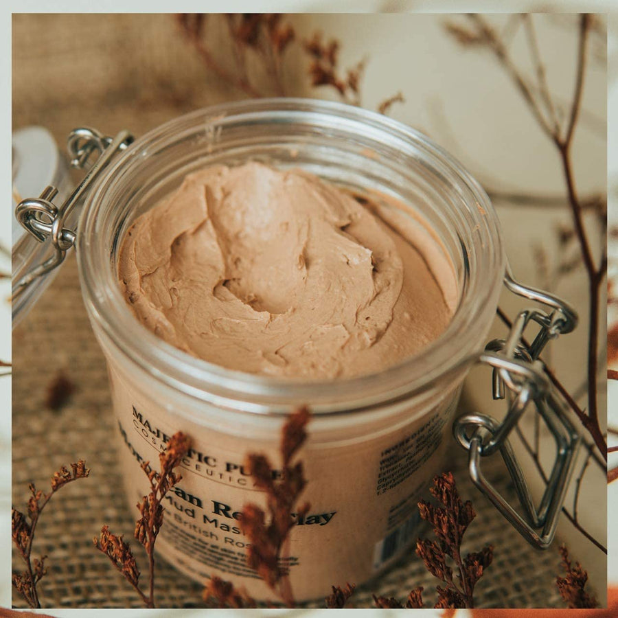 Majestic Pure - Moroccan Red Clay Mud Mask "Moroccan Red Clay Mud Mask" - 283g - Majestic Pure - Ethni Beauty Market