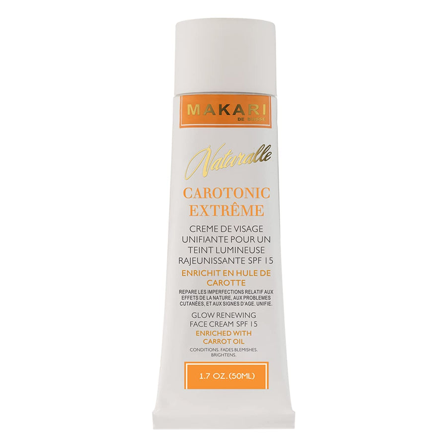 Makari - Crème De visage Unifiante Lumineuse Rajeunissante à la carotte - 50 ml "Glow Renewing Face Cream" SPF15 - Makari - Ethni Beauty Market