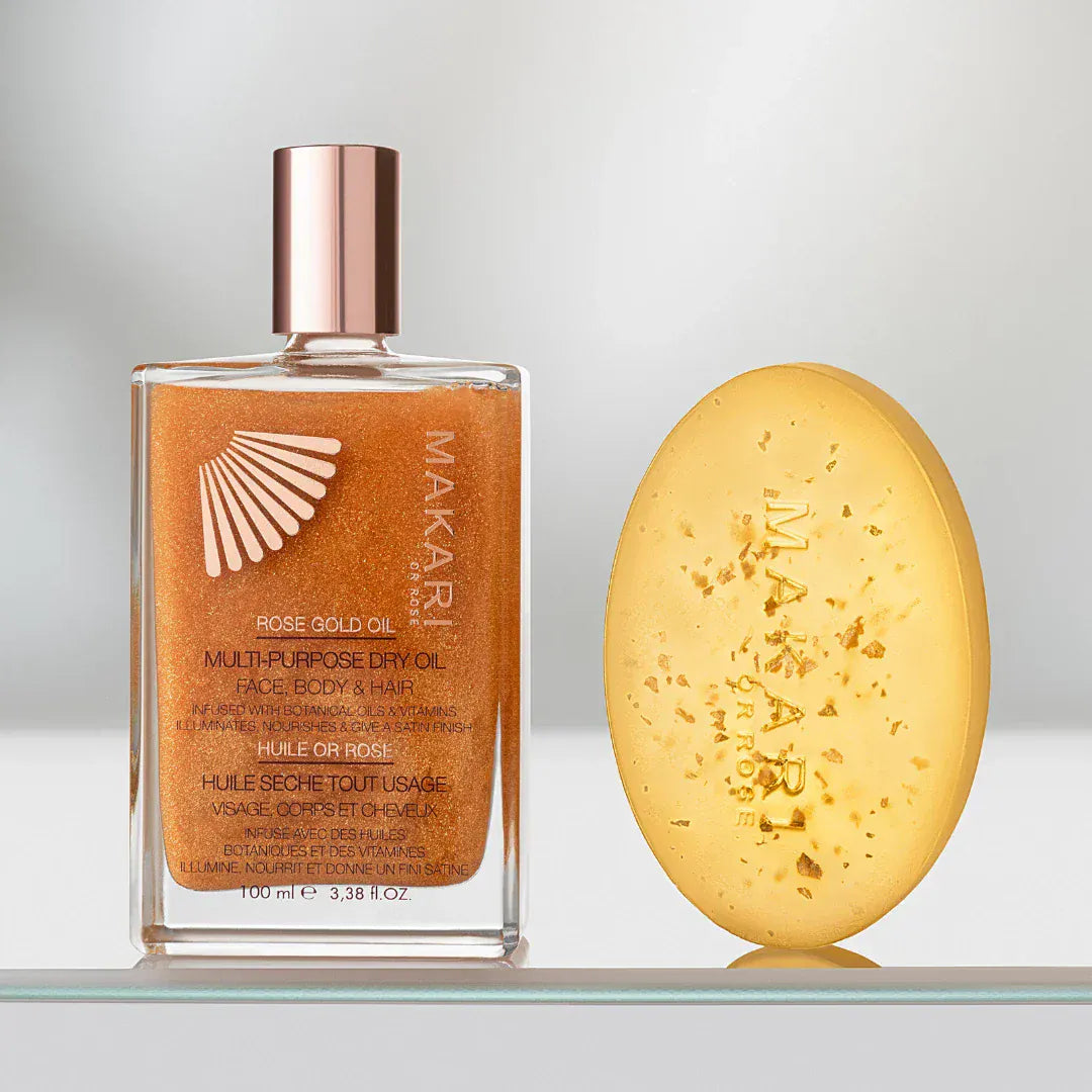 Makari - Huile Sèche Multi-Usage Or Rose 24K - 100ml - Makari - Ethni Beauty Market