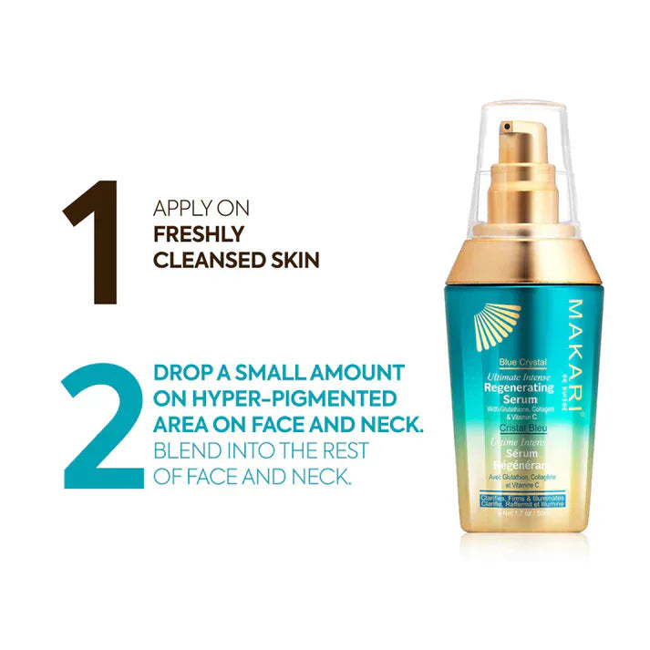 Makari - Blue Crystal Ultimate Sérum Régénérant Intense "Regenerating Serum" 50 ml - Makari - Ethni Beauty Market