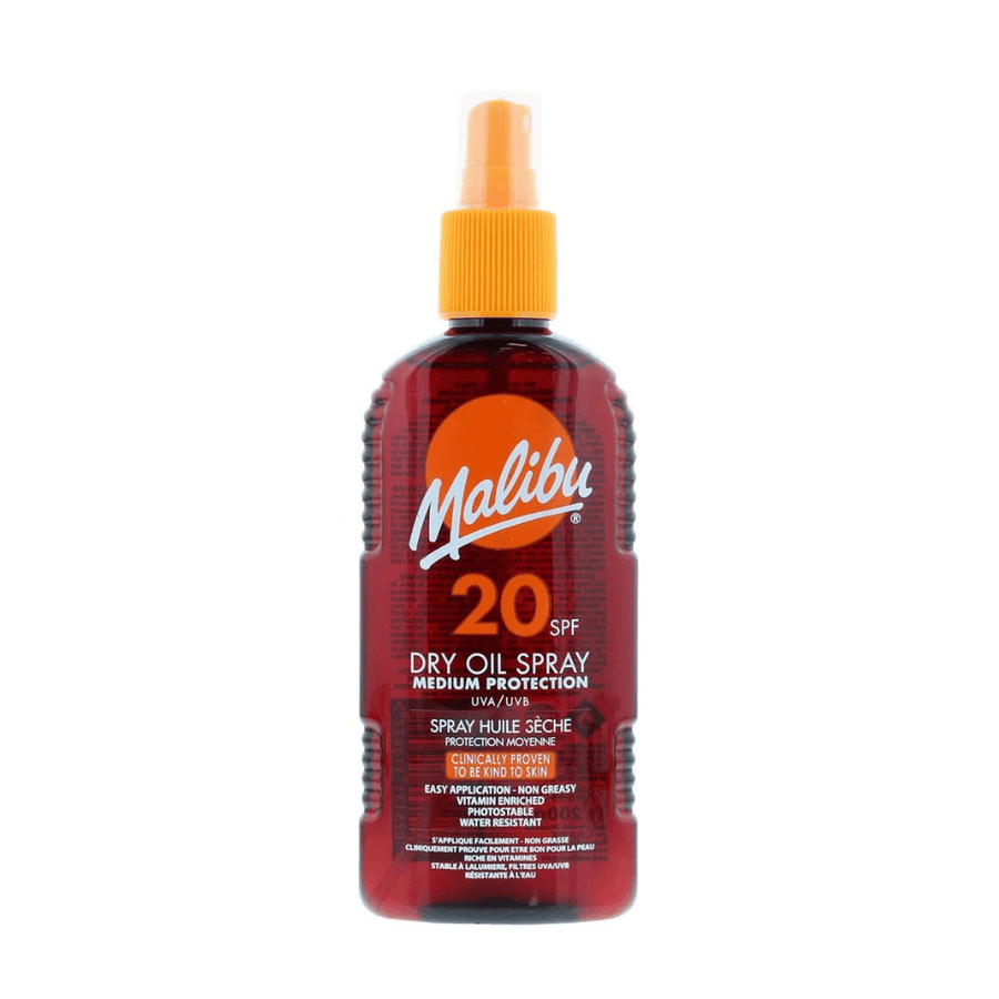 Malibu - Huile Sèche En Spray "Dry Oil Spray With" SPF20 - 100 ml - Malibu - Ethni Beauty Market