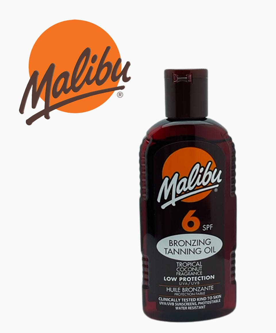 MALIBU -Tanning Oil SPF 6 Tropical Coconut Scent - 200ml - Malibu - Ethni Beauty Market