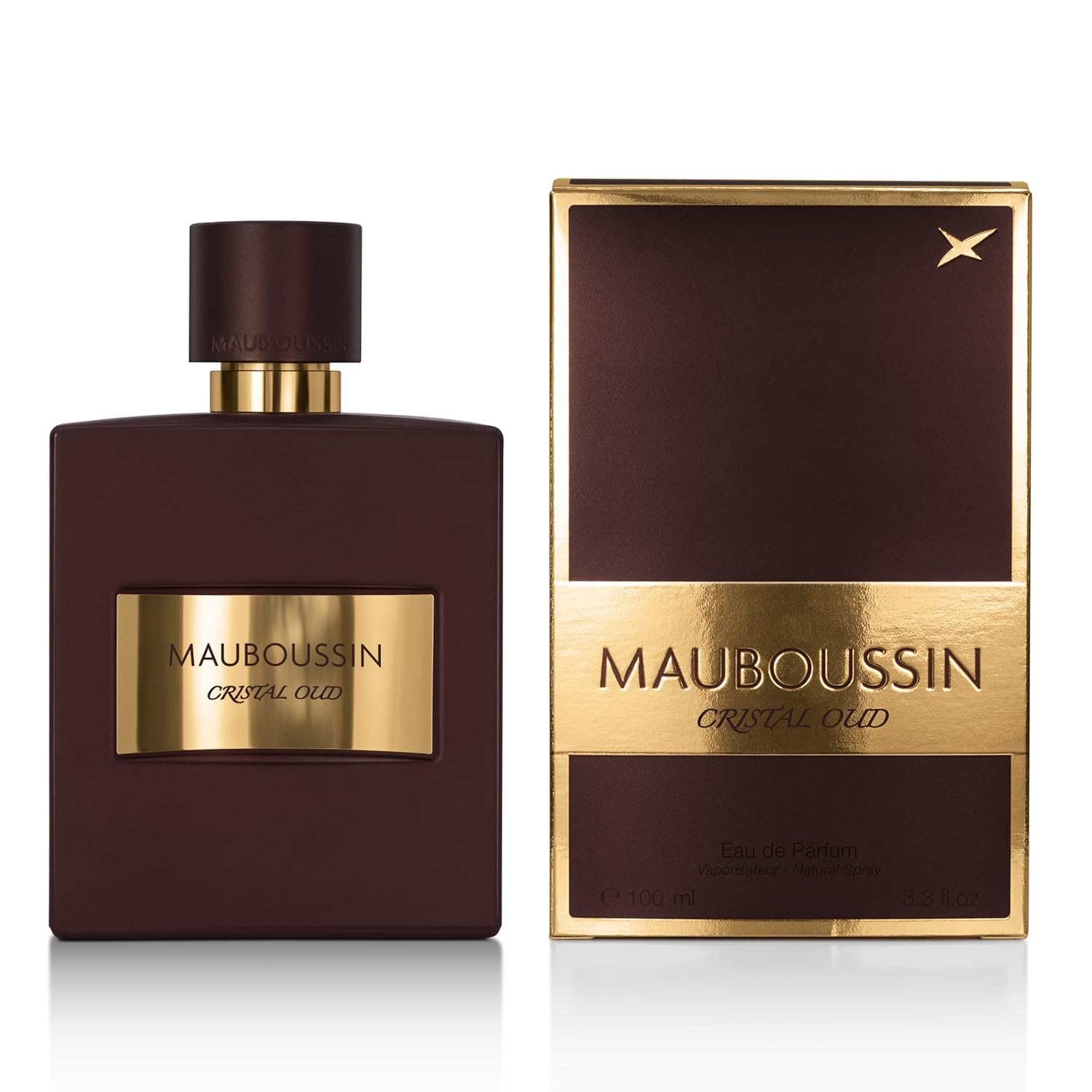 Mauboussin - Cristal Oud Eau De Parfum Pour Homme – Marron - Mauboussin - Ethni Beauty Market