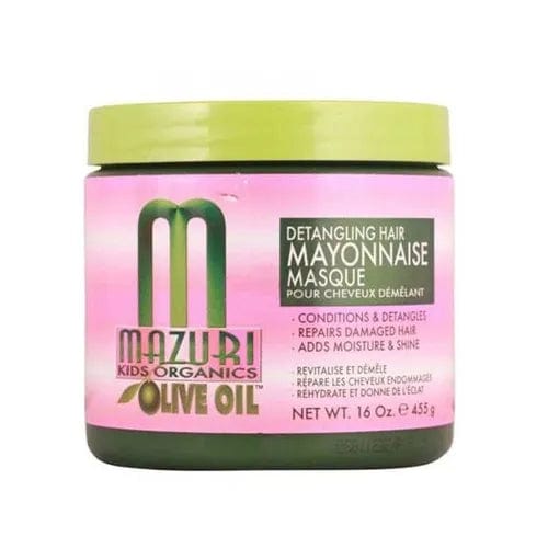 Mazuri - Masque Démêlant à l'Huile d'Olive "Hair Mayonnaise" pour enfants - 455g - Mazuri Kids Organic - Ethni Beauty Market