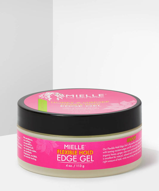 Mielle - Edge Gel - Honey & Ginger "Flexible hold" styling gel - 113 ml - Mielle Organics - Ethni Beauty Market