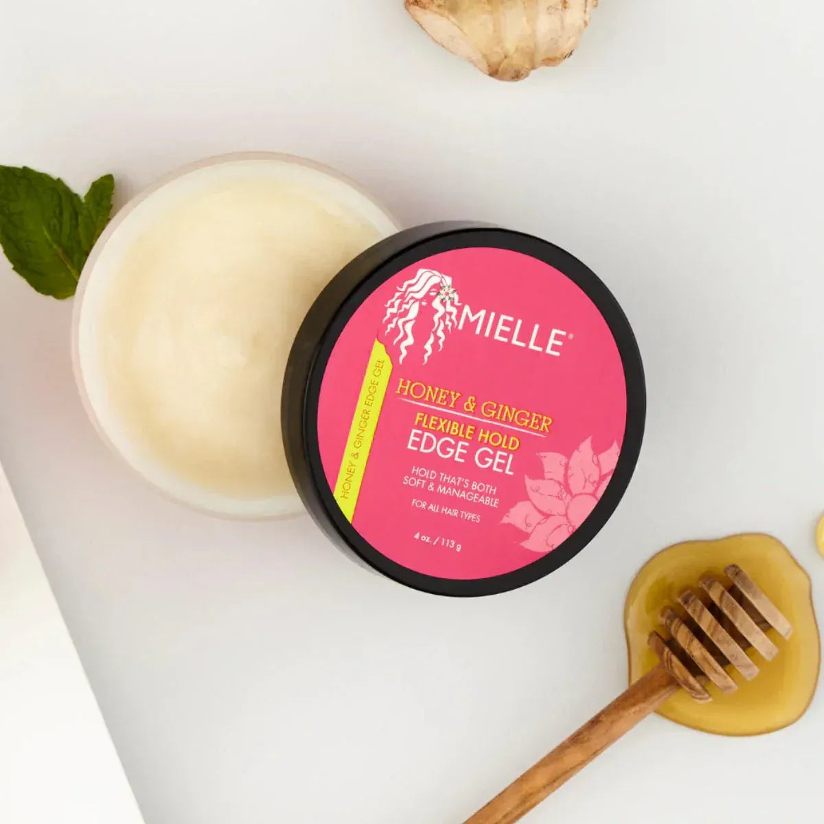 Mielle Organics - - Edge Gel - Gel coiffant Honey & Ginger "Flexible hold" - 113 ml - Mielle Organics - Ethni Beauty Market