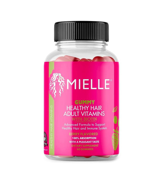 Mielle Organics - Compléments Alimentaires Pour Cheveux "Gummy Healthy" (Boîte De 60) - Mielle Organics - Ethni Beauty Market