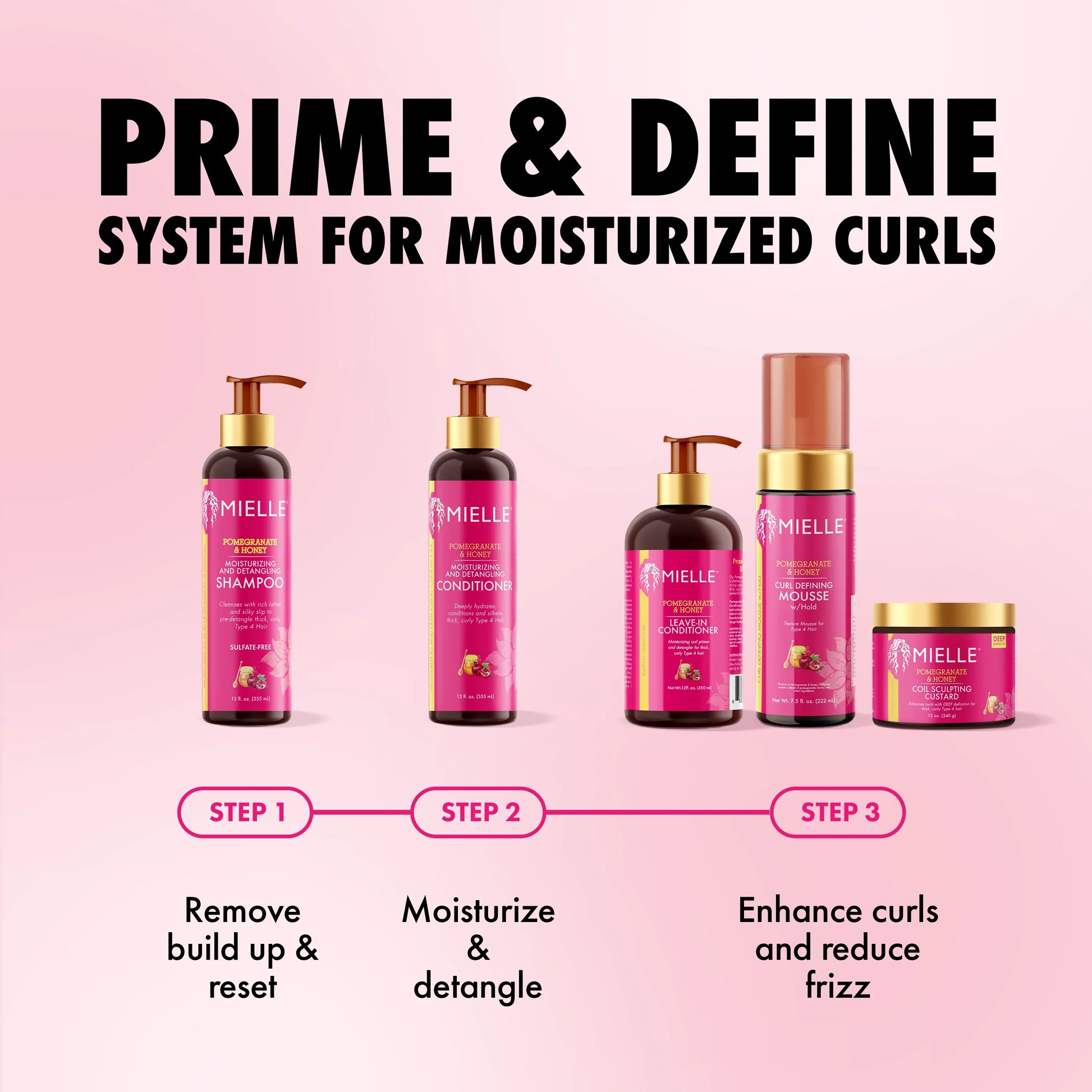 Mielle Pomegranate & Honey Leave-In Conditioner 355 mL - Mielle Organics - Ethni Beauty Market