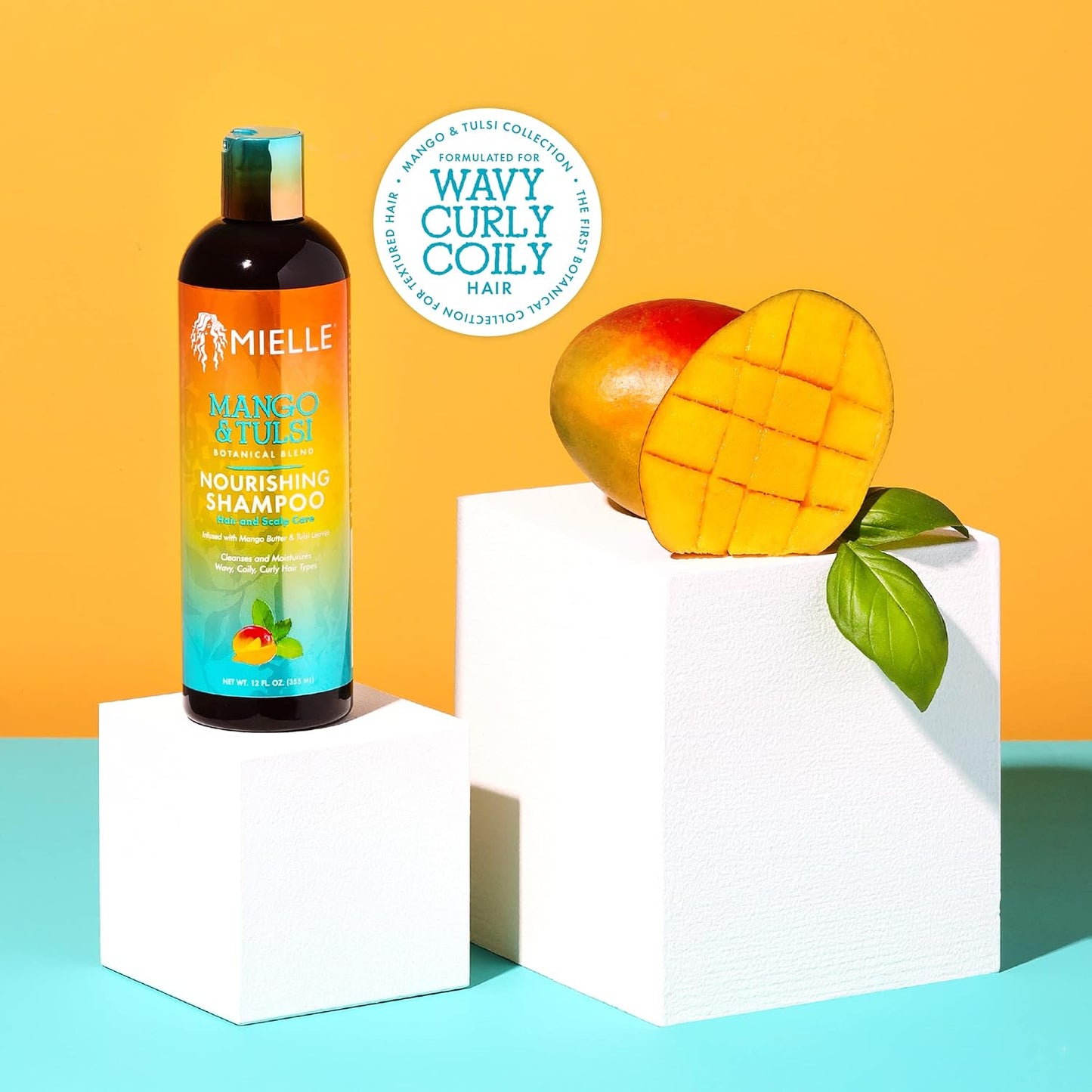 Mielle Organics -  Mangue & Tulsi Shampooing Nourrissant 12 oz - 355ml - Mielle Organics - Ethni Beauty Market