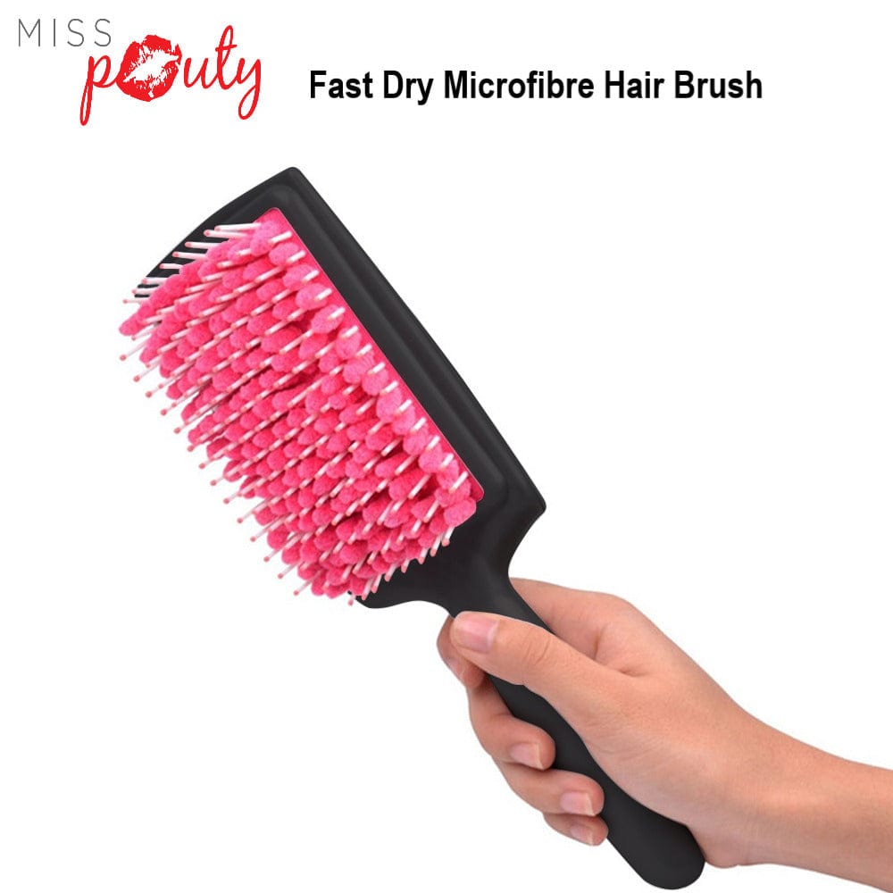 Miss Pouty -Brosse à cheveux large en microfibre séchage rapide - Miss Pouty - Ethni Beauty Market