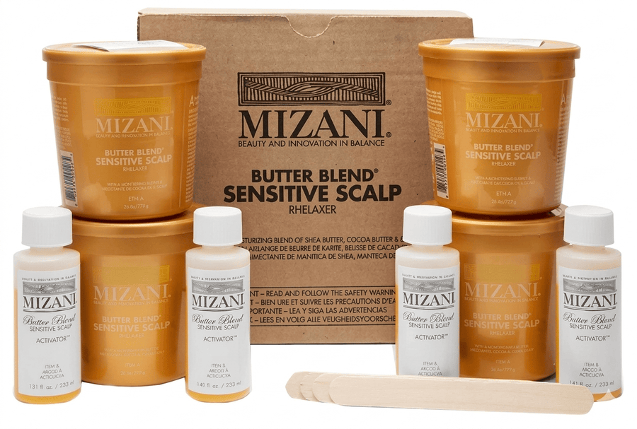MIZANI - Butter Blend Sensitive Scalp Rhelaxer - Kit 4 Applications - Mizani - Ethni Beauty Market
