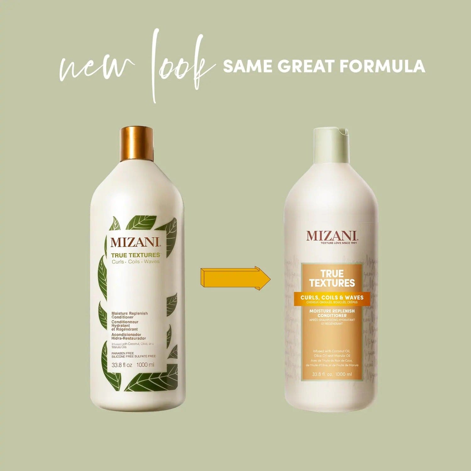 Mizani True Textures - Shampoing Reconstituant/Régénérant "Curls Moisture Replenish Shampoo" - 1L - Mizani True Textures - Ethni Beauty Market