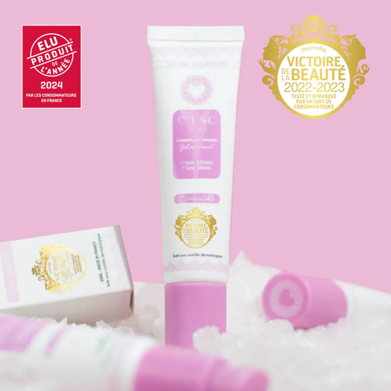 Musc Intime - L'irrésistible - Musc intime en gel "musc blanc" - 30ml - Musc Intime - Ethni Beauty Market