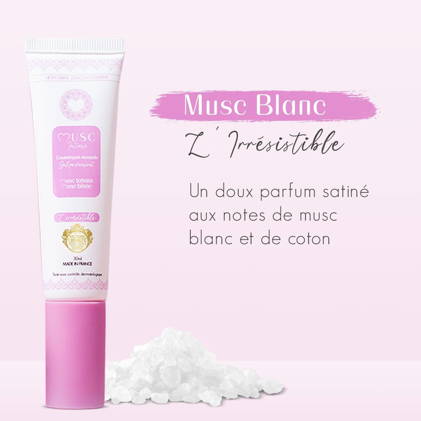 Musc Intime - L'irrésistible - Musc intime en gel "musc blanc" - 30ml - Musc Intime - Ethni Beauty Market