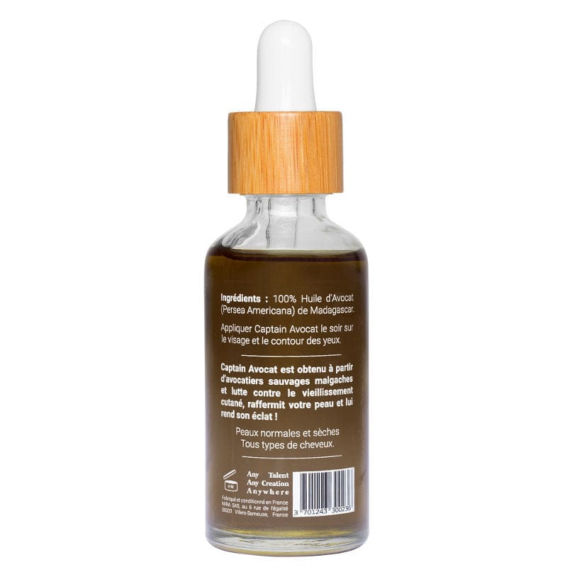 My Mira - Huile d'avocat pure - Captain Avocat - 50ml - My Mira - Ethni Beauty Market