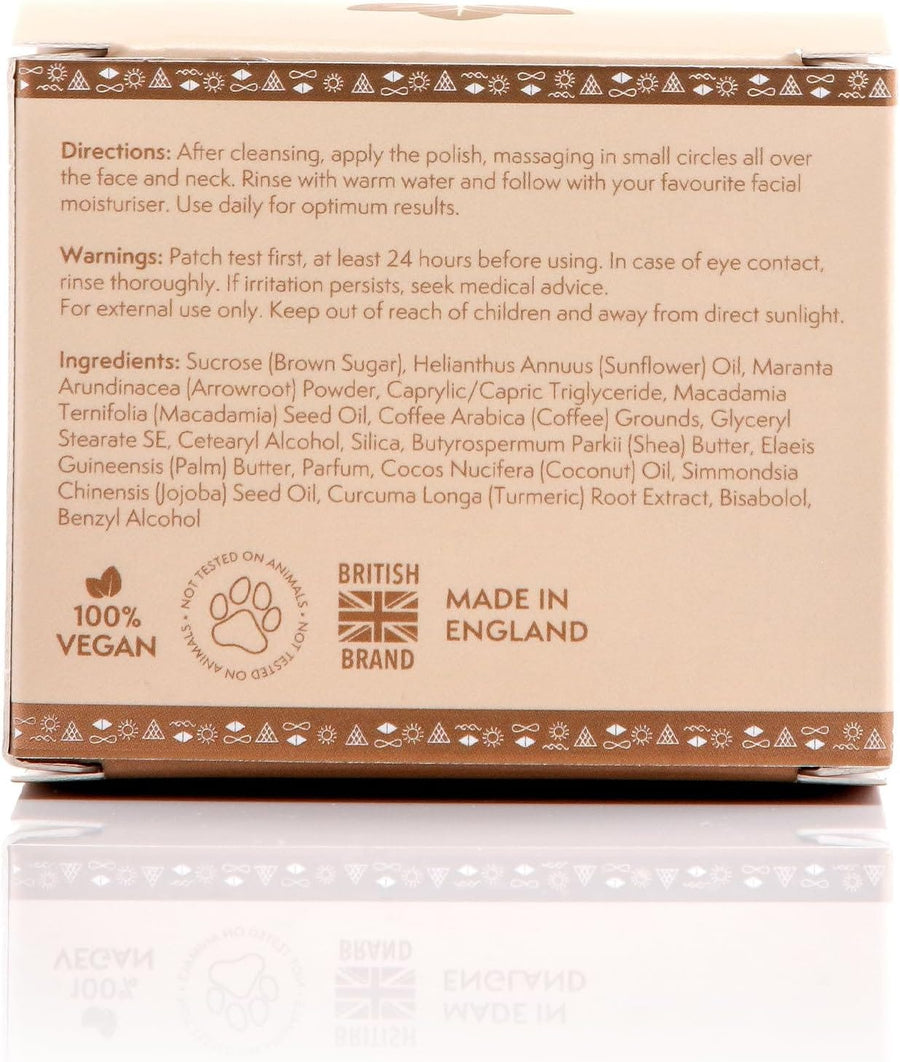 Nature Spell - Exfoliating & Nourishing Facial Scrub "Wake Me Up Face polish Brown Sugar & Coffee" - 100ml - Nature Spell - Ethni Beauty Market
