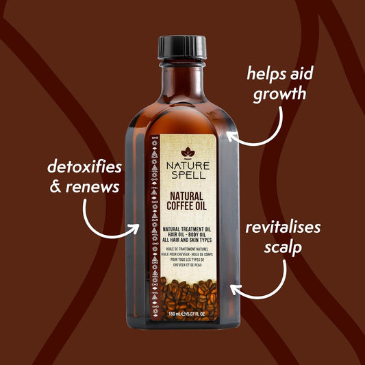 Nature Spell Huile corps & cheveux Nature Spell - Huile Naturelle de Café "Natural Coffee Oil" 150ml