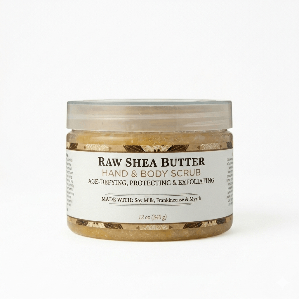 Nubian Heritage - Raw shea butter exfoliating for hands and body - 340g - Nubian Heritage - Ethni Beauty Market