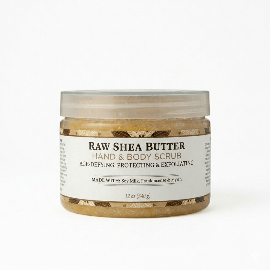 Nubian Heritage - Raw shea butter exfoliating for hands and body - 340g - Nubian Heritage - Ethni Beauty Market