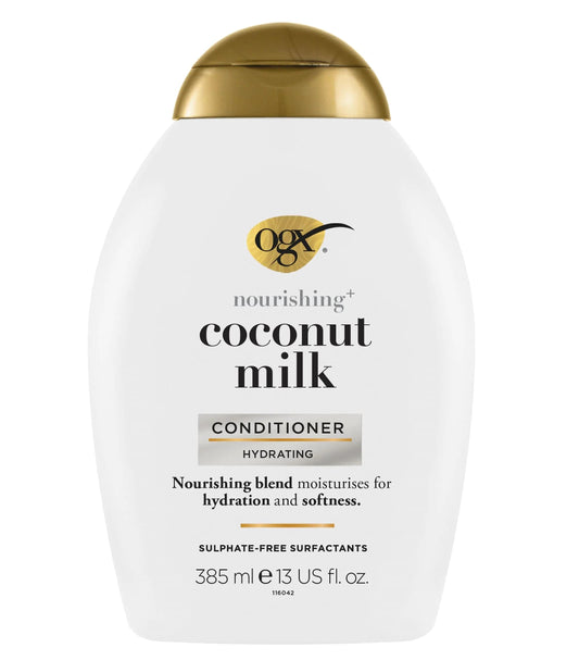 Ogx - Nourishing & Revitalizing Coconut Conditioner "Coconut Milk Conditioner" 385ml - Ogx - Ethni Beauty Market