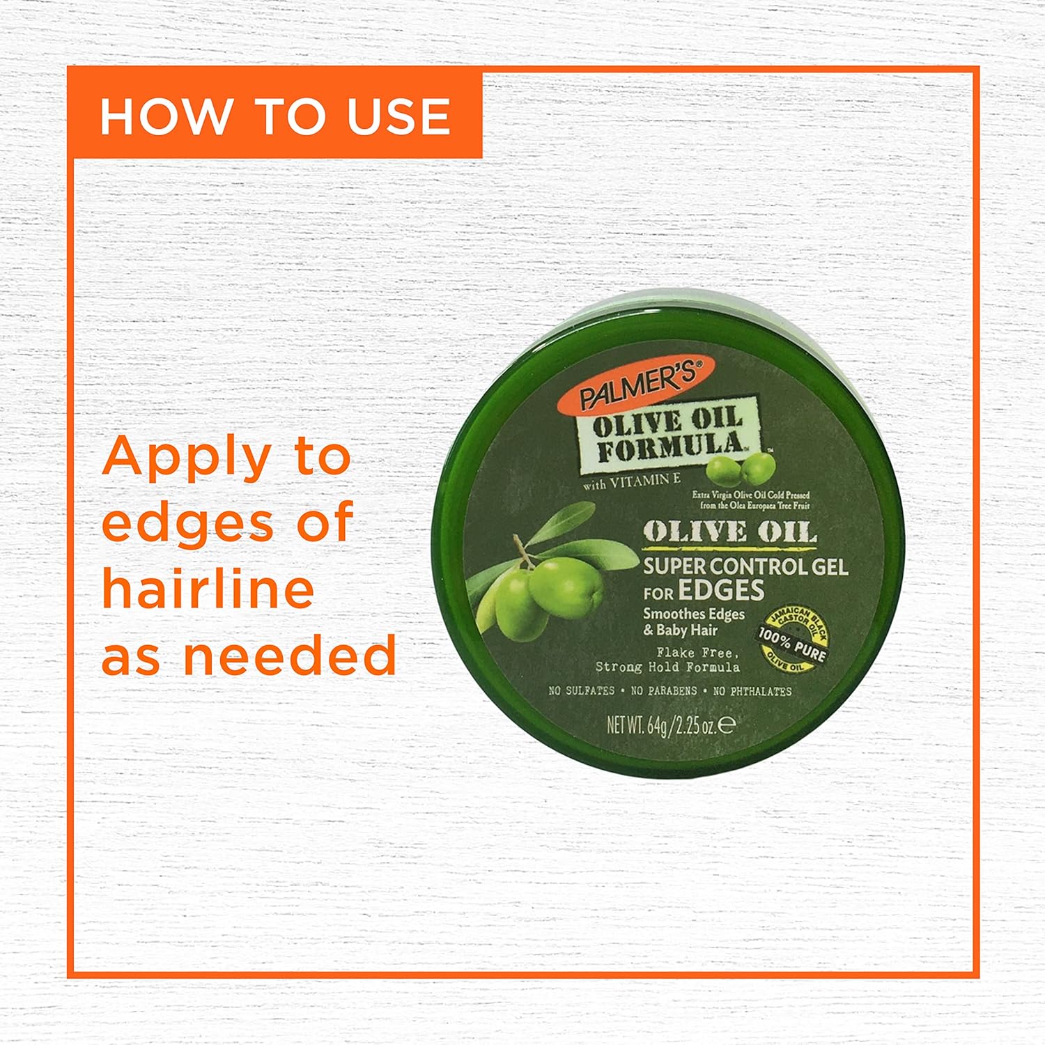 Palmer's - Olive Oil Formula - Gel Fixation Contours - Super Control Gel for Edges - 64g - Palmer's - Ethni Beauty Market