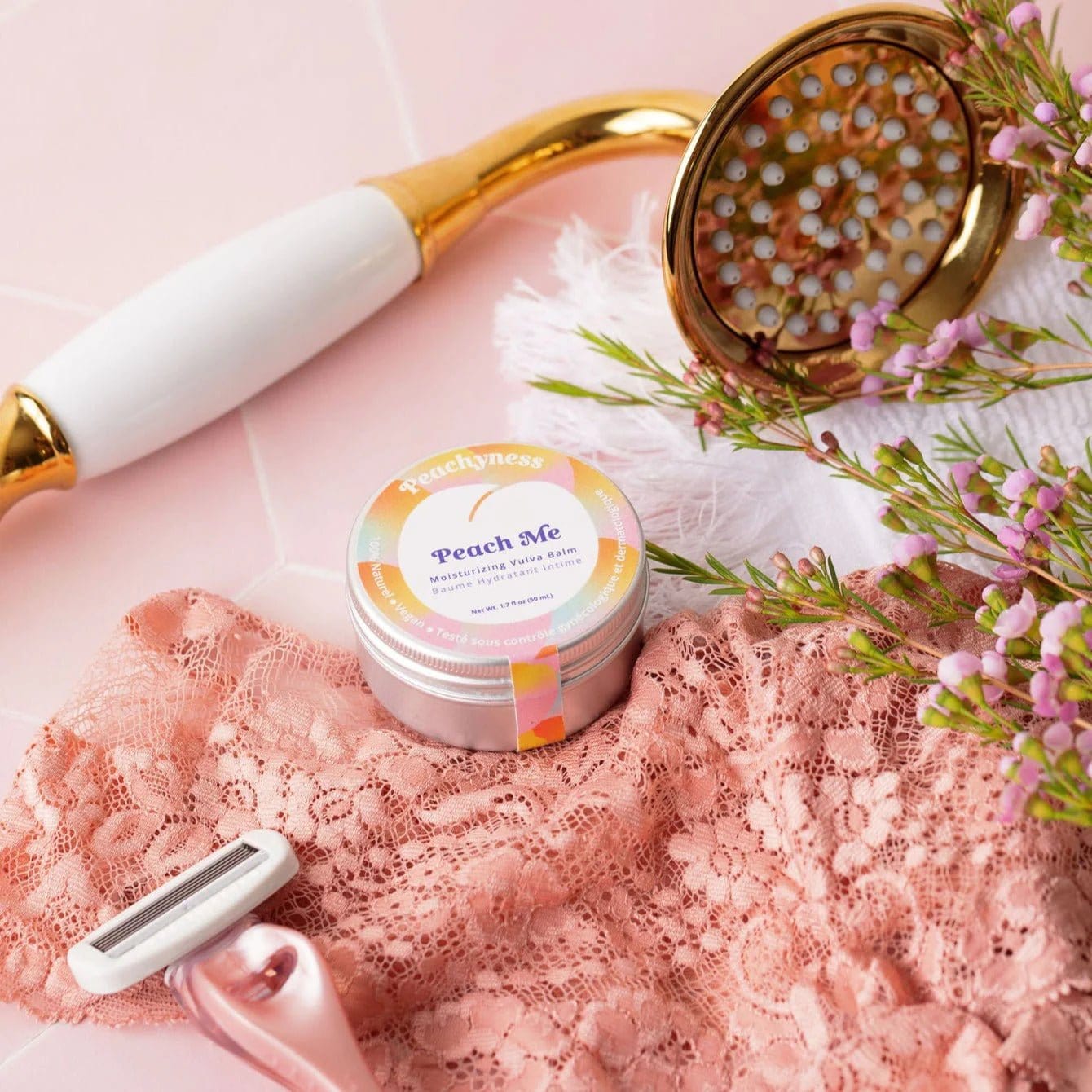 Peachyness - Peach Me - Baume Hydratant & Apaisement intime, Naturel - 50ml - Peach Me - Ethni Beauty Market