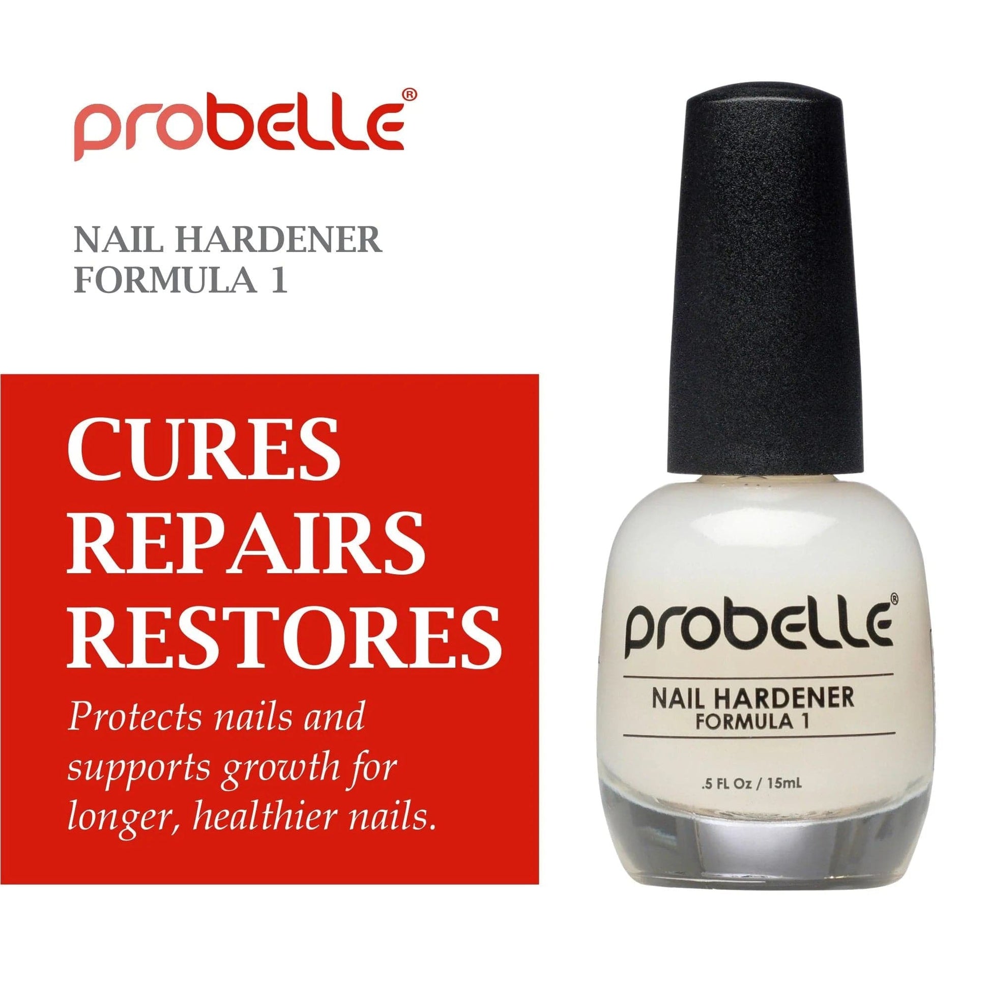 Probelle Formule 1 - Durcisseur Pour Ongles "Nail Hardener" 15ml - Probelle - Ethni Beauty Market