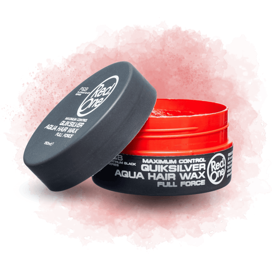 Red One -  Quicksilver Aqua Hair Wax - Cire Coiffante 150 ml (Collection anti-gaspi) - Red One - Ethni Beauty Market