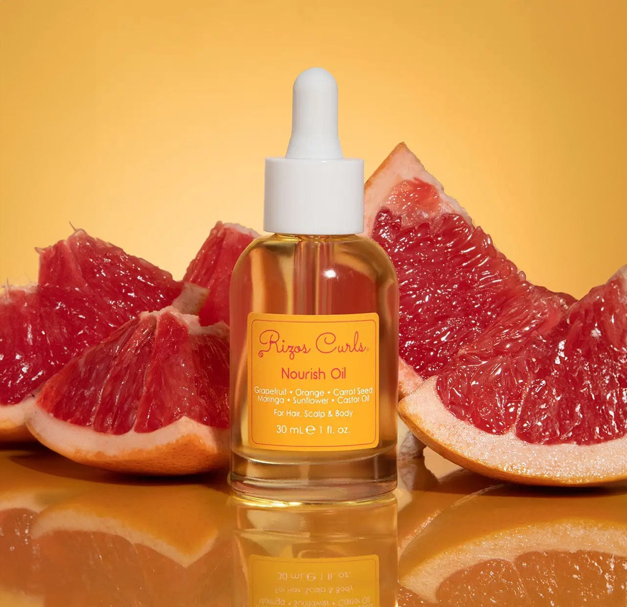 Rizos Curls - "Orange grapefruit" nourishing oil - 30ml - Rizos Curls - Ethni Beauty Market
