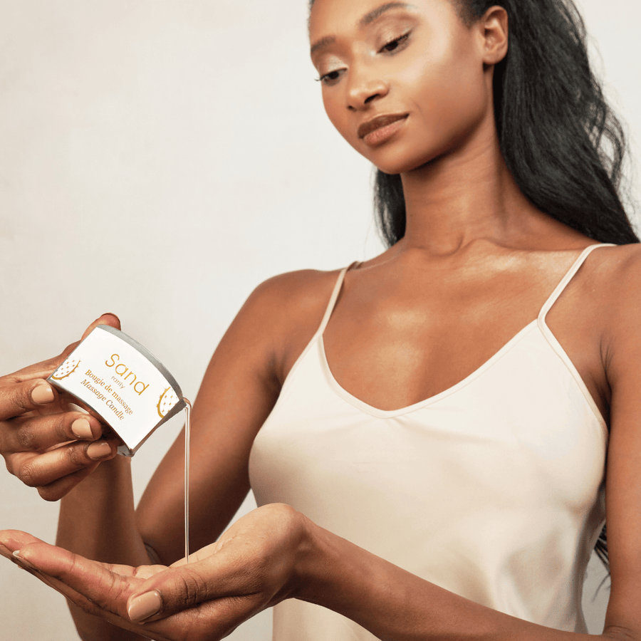 Sand rarity – Bougie de Massage à l'huile de Pépins de Figue de Barbarie - 90g - Sand rarity - Ethni Beauty Market