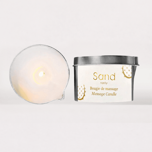 Sand rarity – Bougie de Massage à l'huile de Pépins de Figue de Barbarie - 90g - Sand rarity - Ethni Beauty Market