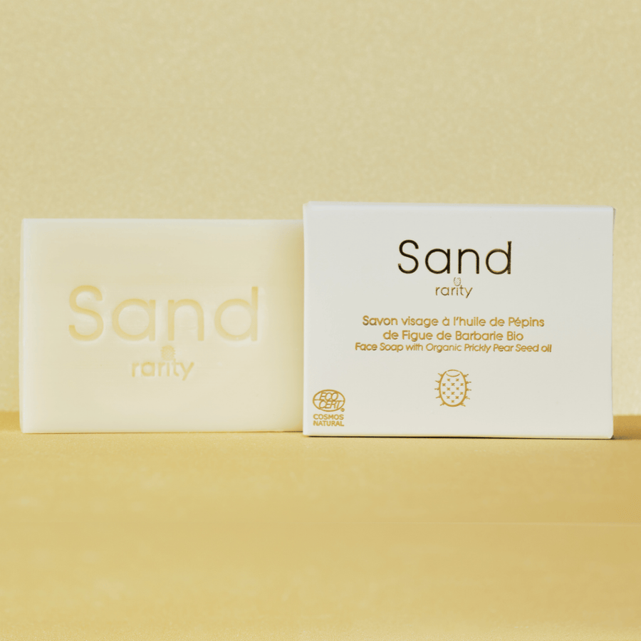 Sand rarity – Savon visage à l'huile de Pépins de Figue de Barbarie - 75g - Sand rarity - Ethni Beauty Market