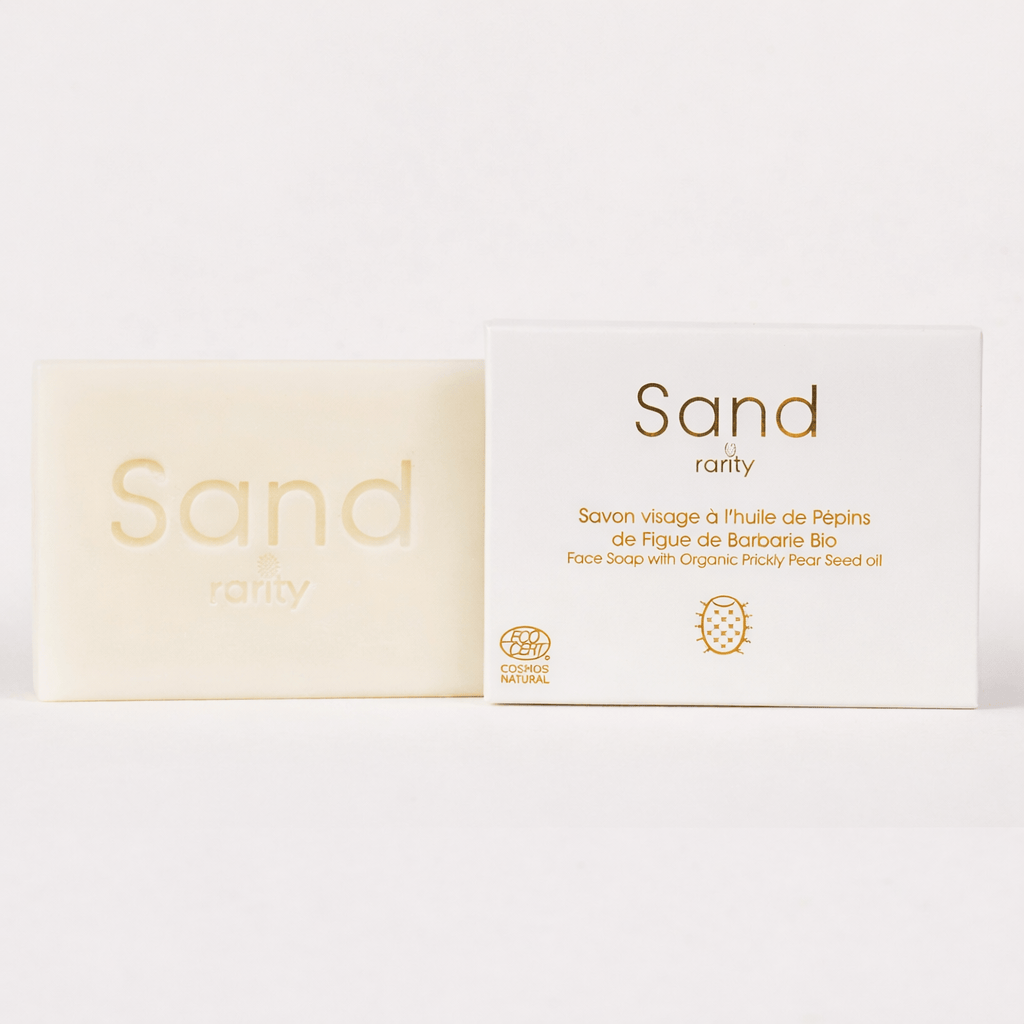 Sand rarity – Savon visage à l'huile de Pépins de Figue de Barbarie - 75g - Sand rarity - Ethni Beauty Market
