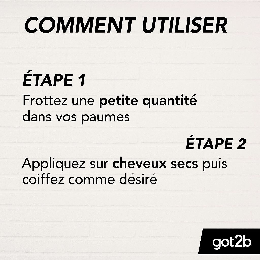 Schwarzkopf - Cire coiffante tenue extra forte GOT2BE 75ml - Schwarzkopf - Ethni Beauty Market