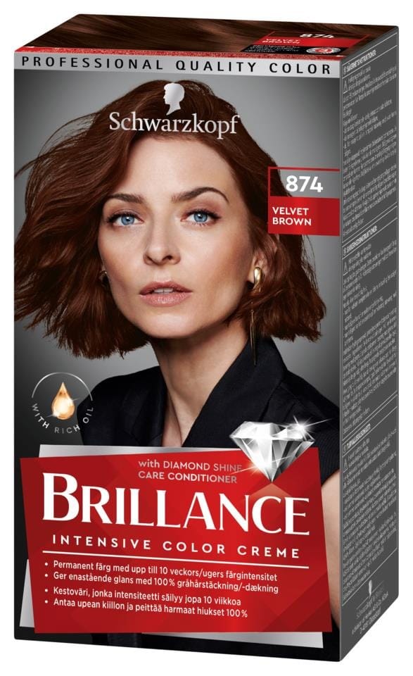 Schwarzkopf - Coloration permanente "brillance" - 142ml - Schwarzkopf - Ethni Beauty Market