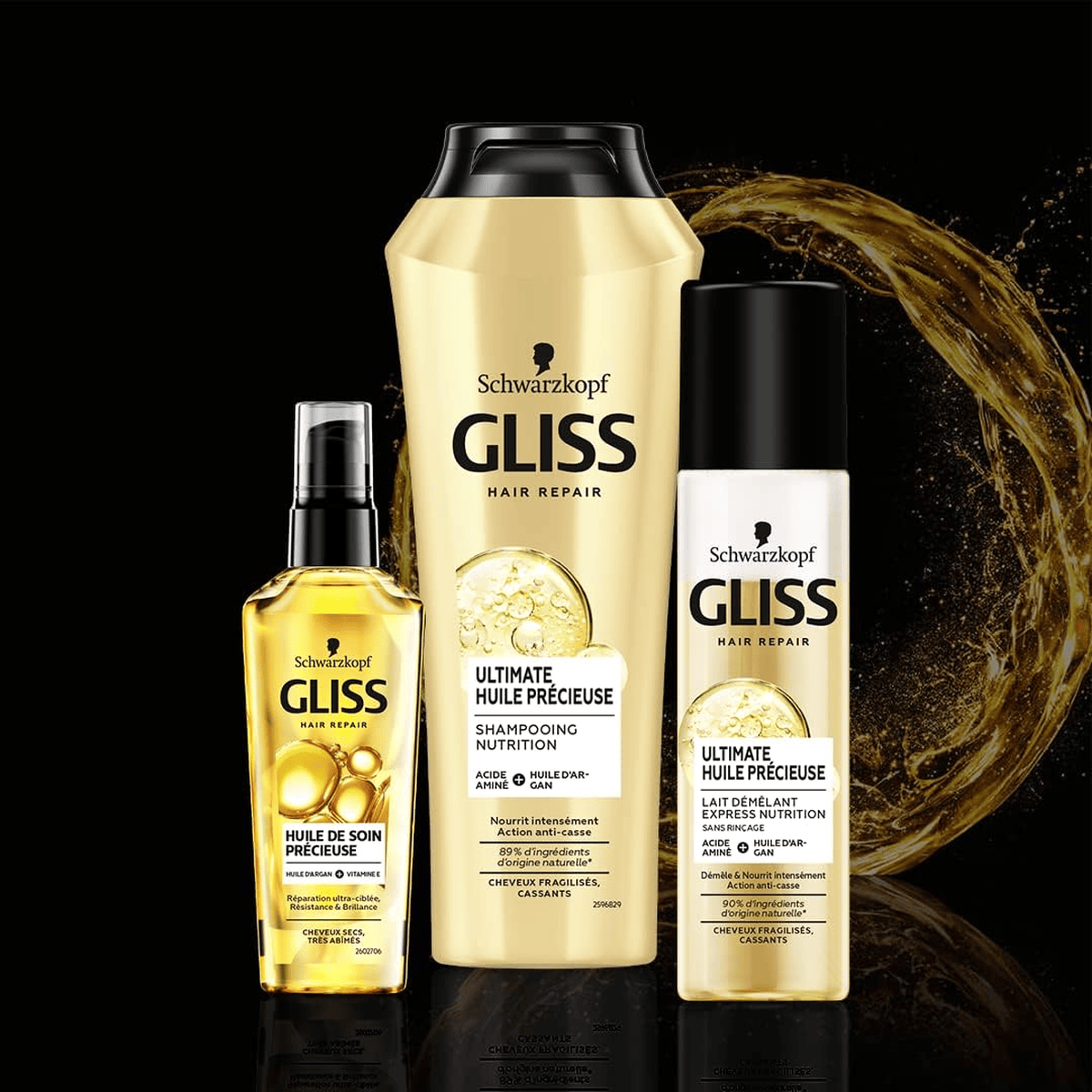 Schwarzkopf - Gliss Kur - Elixir à l'huile ultime 200ml - Schwarzkopf - Ethni Beauty Market