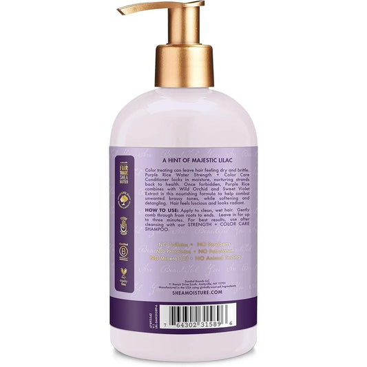 Shea Moisture - Après-Shampooing Revitalisant force + protection de la couleur - 370ml (Nouveau Packaging) - Shea Moisture - Ethni Beauty Market