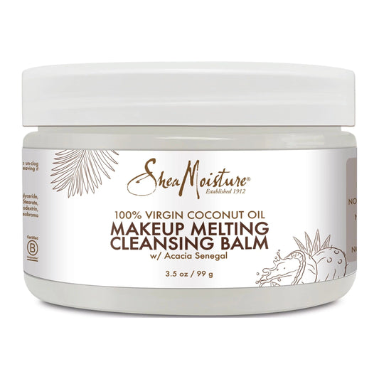 Shea Moisture - 100% Virgin Coconut Oil - Baume  nettoyant "makeup melting" - 99g - Shea Moisture - Ethni Beauty Market