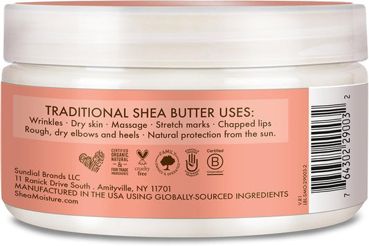 Shea Moisture - Crème Au Beurre De Karité Infusé À La Noix De Coco Et L'Hibiscus 113G - Shea Moisture - Ethni Beauty Market