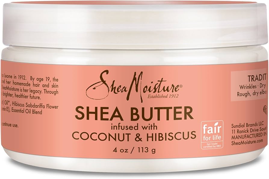 Shea Moisture - Crème Au Beurre De Karité Infusé À La Noix De Coco Et L'Hibiscus 113G - Shea Moisture - Ethni Beauty Market
