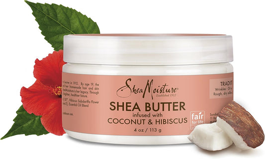 Shea Moisture - Crème Au Beurre De Karité Infusé À La Noix De Coco Et L'Hibiscus 113G - Shea Moisture - Ethni Beauty Market