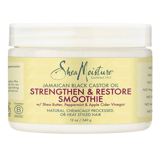 Shea Moisture - Revitalizing Treatment Cream "Smoothie" With Jamaican Black Castor Oil 340 g - Shea Moisture - Ethni Beauty Market