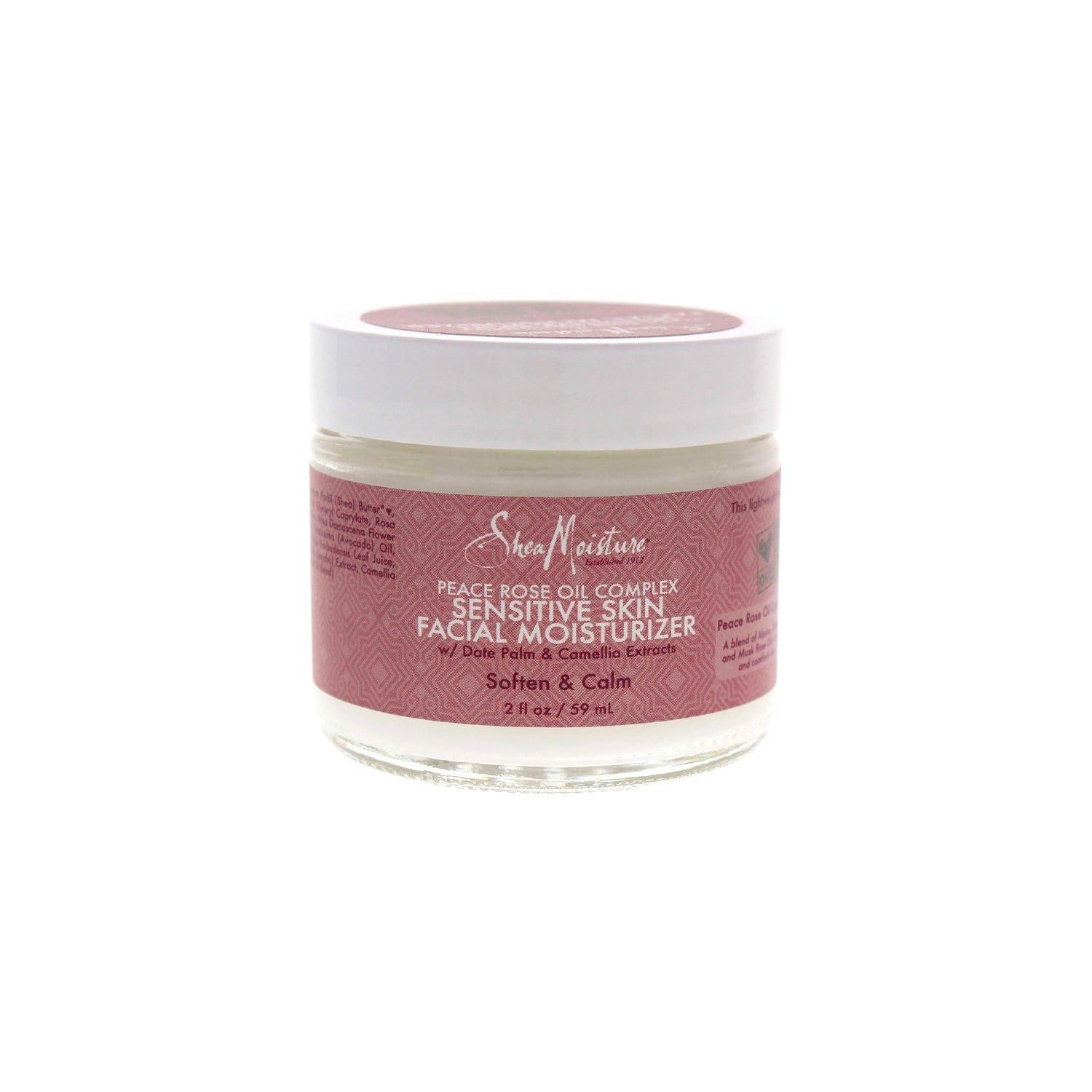 Shea Moisture - Peace Rose Oil Complex - Crème hydratante visage "sensitive skin" - 59 ml - Shea Moisture - Ethni Beauty Market