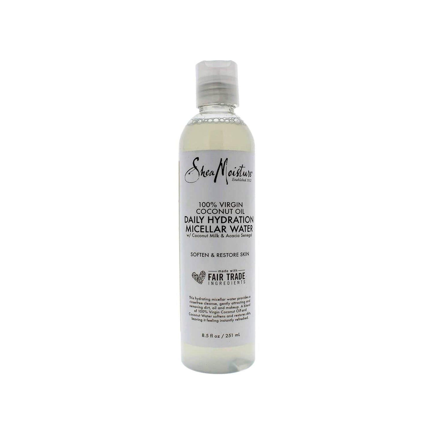 Shea Moisture - 100% Virgin Coconut Oil - "Daily Hydration" micellar water - 227ml - Shea Moisture - Ethni Beauty Market